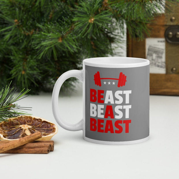 gift for bodybuilder -fitness mug -,beast mode,