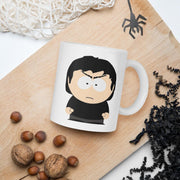 damien thorn southpark mug ,90s animated cartoon,southpark mug