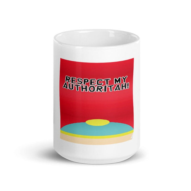 eric cartman respect my  authority   mug,90s cartoon mug