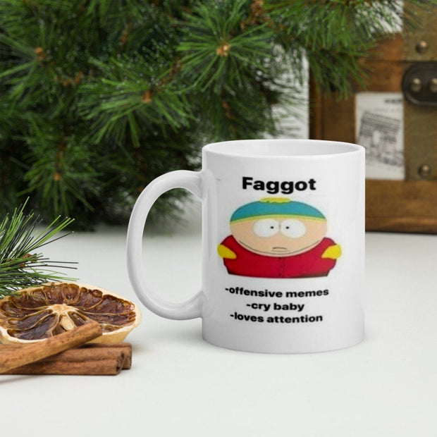 eric cartman  ,handmade southpark mug, gifts,cartman mug