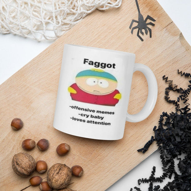 eric cartman  ,handmade southpark mug, gifts,cartman mug