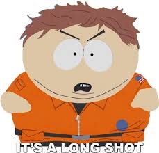 eric cartman its a long shot  -southpark gifts, southpark mug