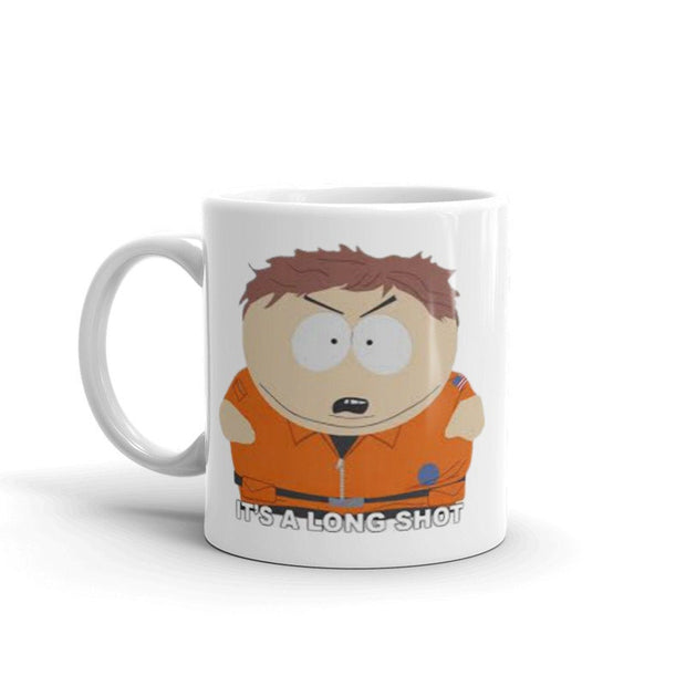 eric cartman its a long shot  -southpark gifts, southpark mug