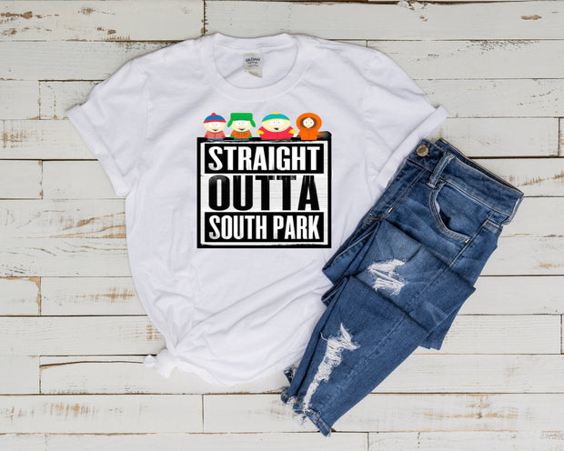 eric cartman straight outta southpark  , southpark t shirt