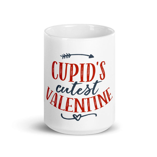 cupids cutest valentine - happy valentines day coffee  mug