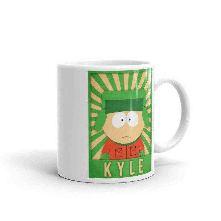 kyle brocovi  southpark mug, coffee mug gift for southpark  lovers