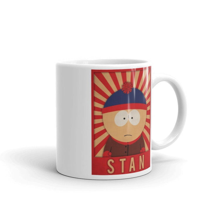 stan  southpark mug,coffee mug gift for southpark lovers