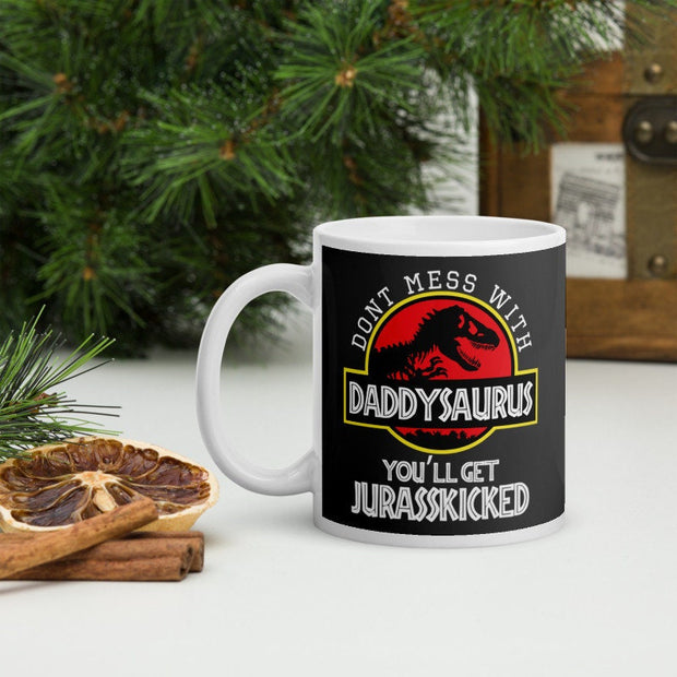 Daddysaurus Mug, Father's day Mug