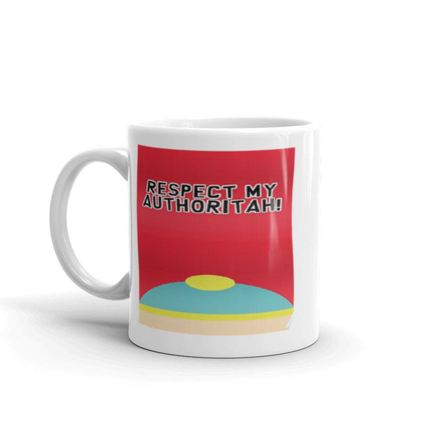 eric cartman respect my  authority   mug,90s cartoon mug