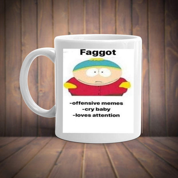 eric cartman  ,handmade southpark mug, gifts,cartman mug