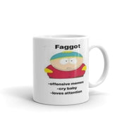 eric cartman  ,handmade southpark mug, gifts,cartman mug