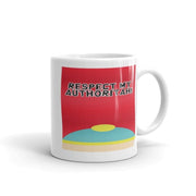 eric cartman respect my  authority   mug,90s cartoon mug