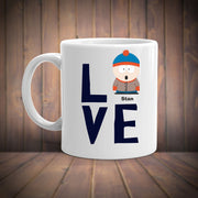 southpark love ,handmade southpark mug,southpark gifts