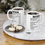 MSN  Nutritional Facts Label  ,Nursing School,  Day Nurse   medical student