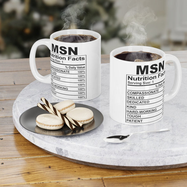 MSN  Nutritional Facts Label  ,Nursing School,  Day Nurse   medical student