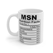 MSN  Nutritional Facts Label  ,Nursing School,  Day Nurse   medical student