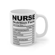 Nurse Nutritional Facts Label  ,nutrition facts ,nurse mug