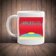 eric cartman respect my  authority   mug,90s cartoon mug