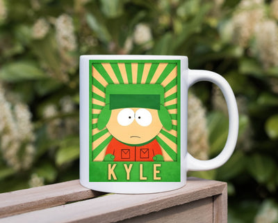 kyle brocovi  southpark mug, coffee mug gift for southpark  lovers