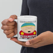 eric cartman -southpark this is a nightmare,handmade southpark mug