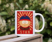 stan  southpark mug,coffee mug gift for southpark lovers