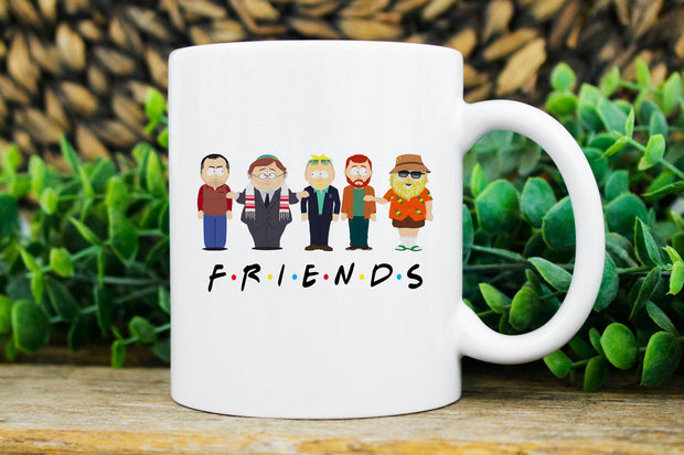 southpark friends united mug ,southpark gifts,90s cartoon mug,