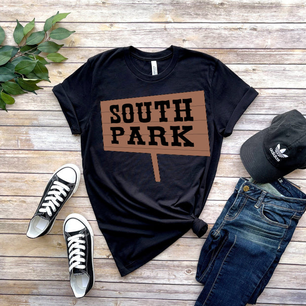 southpark sign post  t shirt  , southpark t shirt