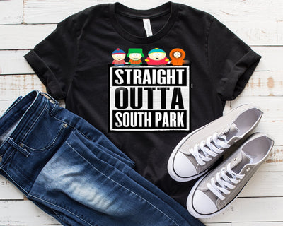 eric cartman straight outta southpark  , southpark t shirt