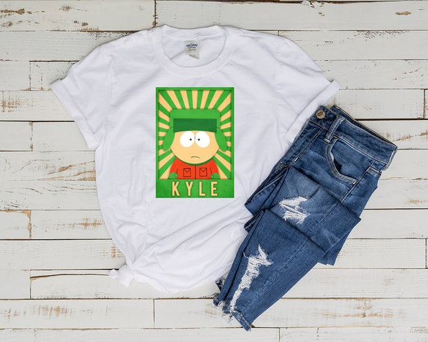 kyle name card tshirt southpark , southpark t shirt