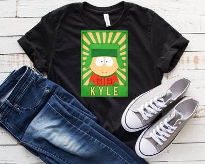 kyle name card tshirt southpark , southpark t shirt