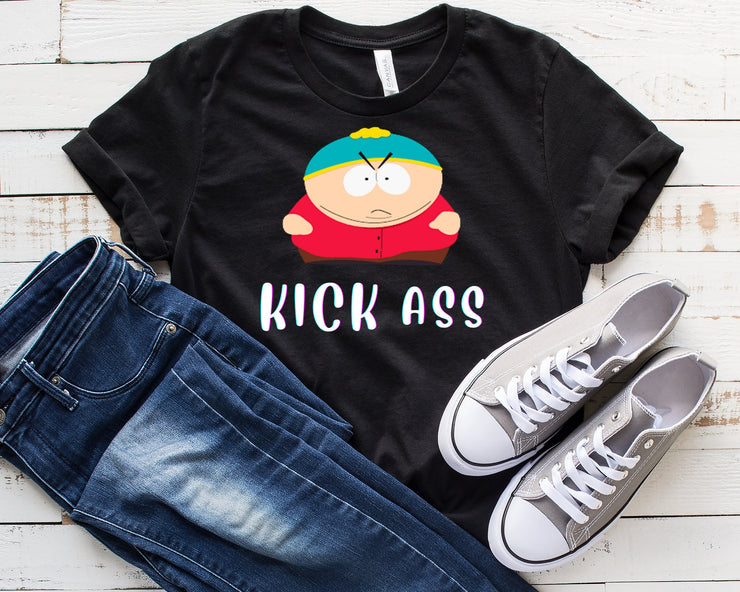 eric cartman   kick  ass southpark  , southpark t shirt