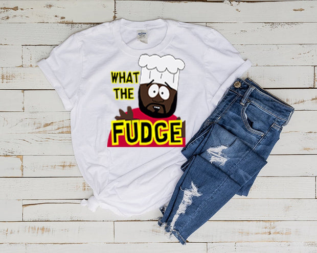 southpark chef -what the fudge,  southpark t shirt