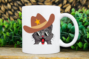 Cat  meowdy mug  ,cat cowboy, cat with cowboy hat ,| Cats Are Awesome