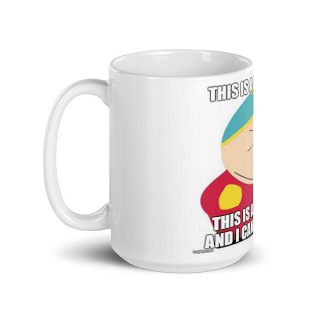 eric cartman -southpark this is a nightmare,handmade southpark mug