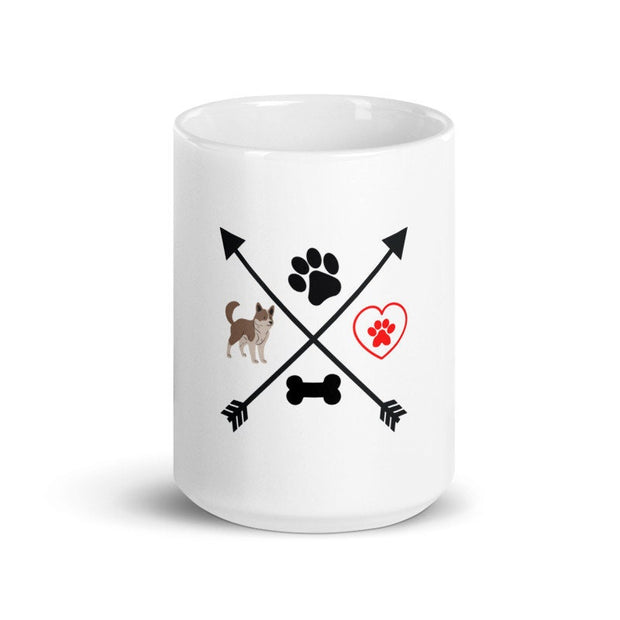 dog paw and heart  1 1oz coffee mug ,i love dogs ,dog are my favorite people