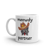 Cat  meowdy mug  ,cat cowboy, cat with cowboy hat ,| Cats Are Awesome