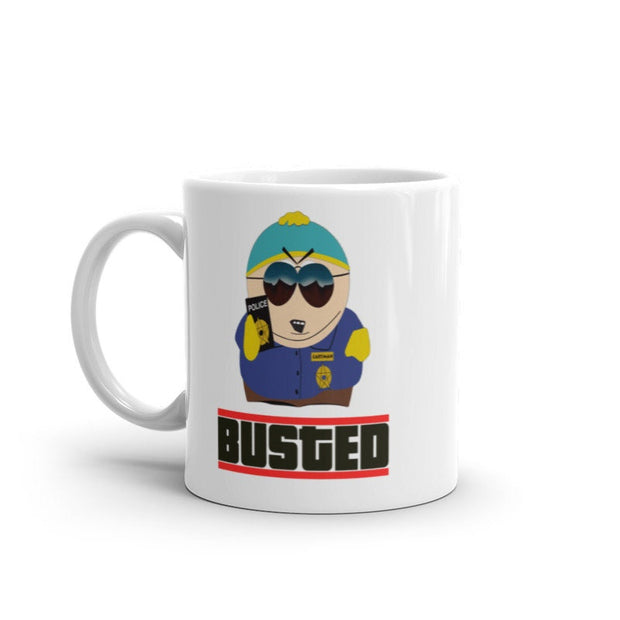 eric cartman busted  -southpark gifts,southpark mug