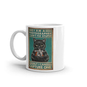 Black Cat , iam a photographer coffee mug