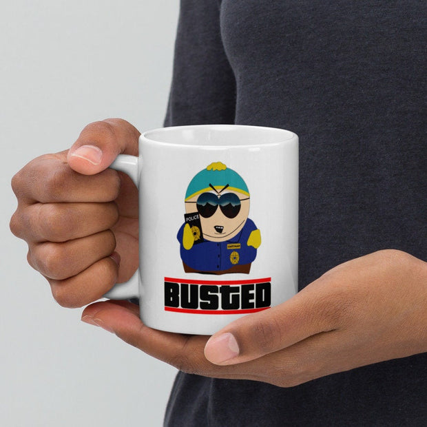 eric cartman busted  -southpark gifts,southpark mug