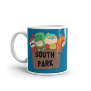 eric cartman cop ,respect my authoriath, southpark mug