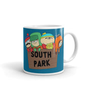 eric cartman cop ,respect my authoriath, southpark mug