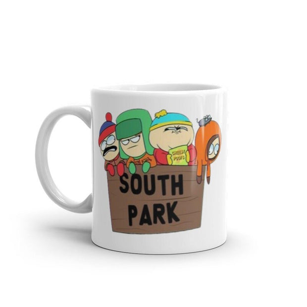 eric cartman cop ,respect my authoriath, southpark mug