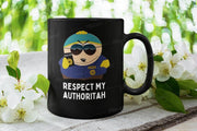 eric cartman cop respect my authoriath,southpark mug