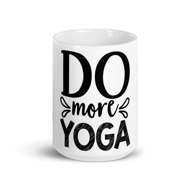 do more yoga , yoga coffee mug ,11oz ceramc mug