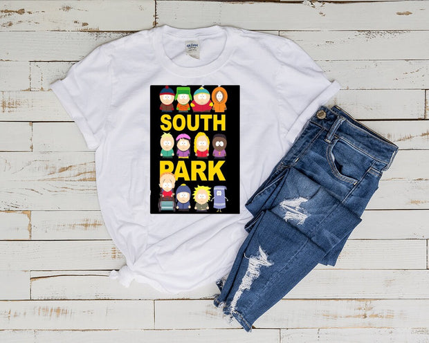 southpark logo badge  , southpark t shirt