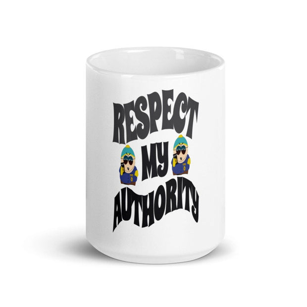 eric cartman cop respect my authoriath,handmade southpark mug