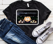 southpark ungroundable  t shirt  , southpark tee