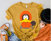 kenny mccormick as a duck  southpark , kenny shirt , southpark t shirt