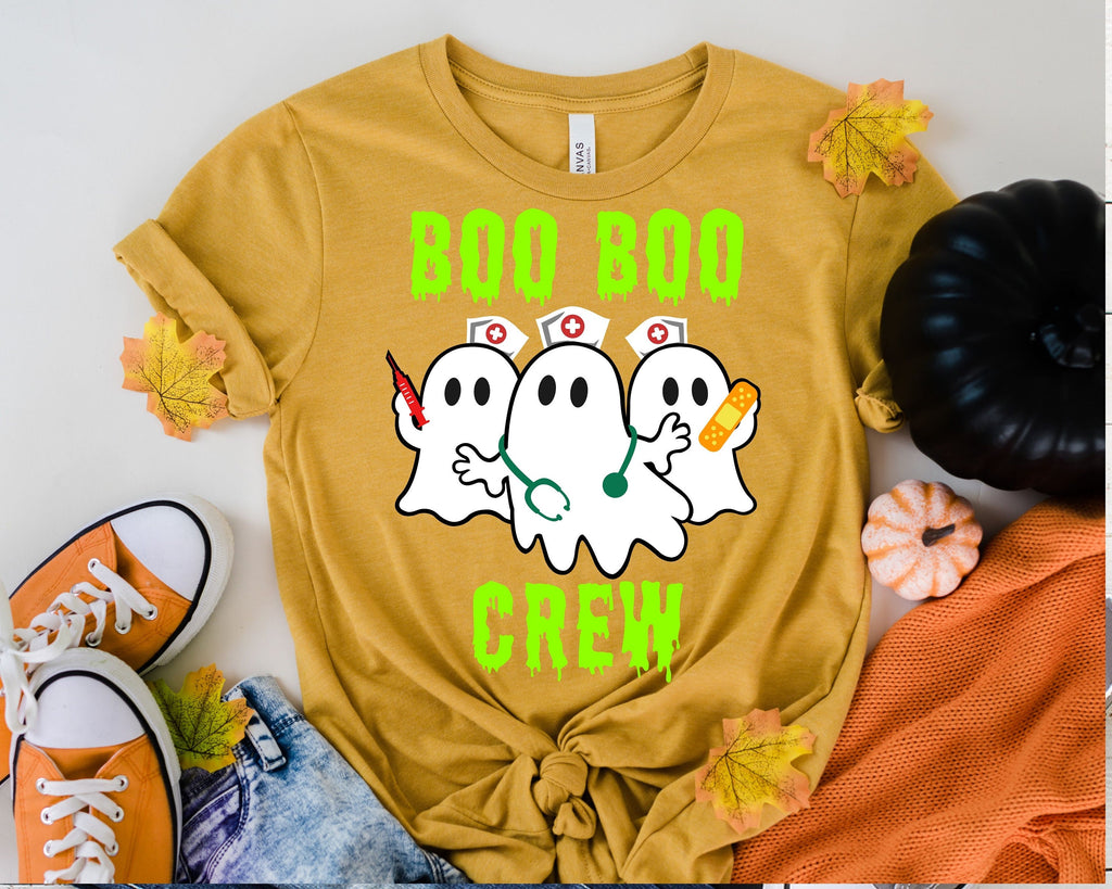 Boo Boo Crew Shirt, Halloween Nurse Shirts, Boo Crew Shirt, ghost  Nurse Shirt, Funny Nurse Shirt, Nurse Gift,