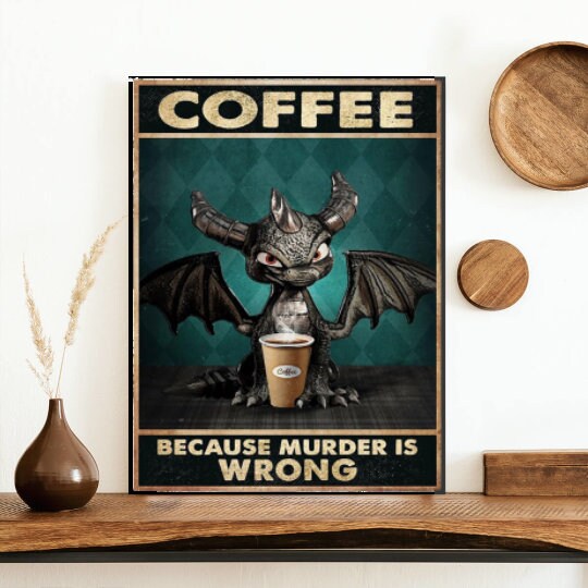 cat bat print wall art poster , bat Cat Wall Art - Black Cat poster